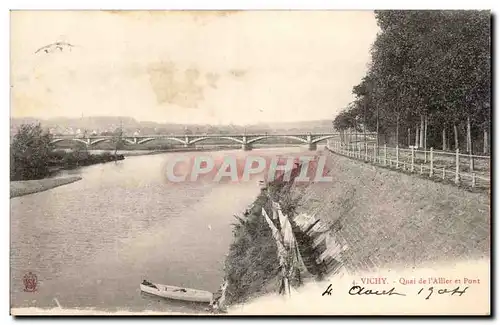 Cartes postales Vichy Quai de I&#39Allier et Pont