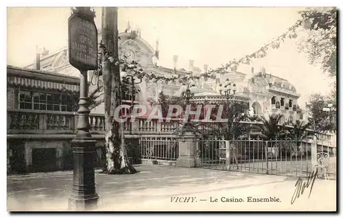 Cartes postales Vichy Le Casino Ensemble