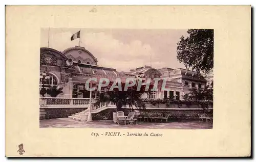 Cartes postales Vichy Terrasse du Casino