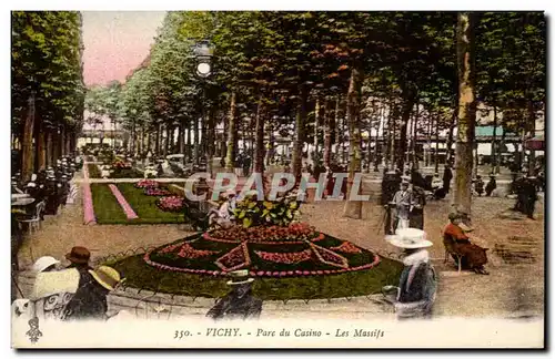 Cartes postales Vichy Parc du Casino Les Massifs