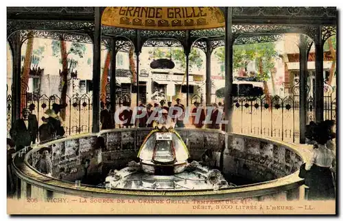 Cartes postales Vichy La Source De La Grande Grille