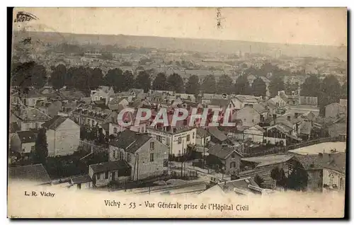 Ansichtskarte AK Vichy Vue Generale prise de l&#39Hopital Civil