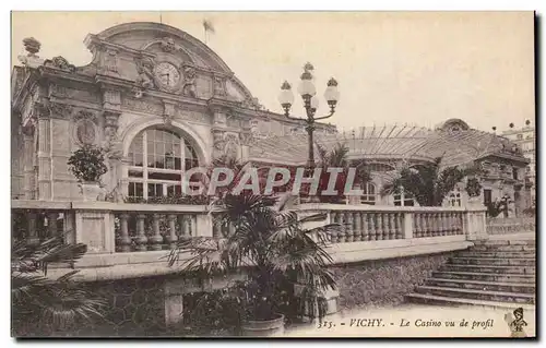 Cartes postales Vichy Le Casino vu de profil