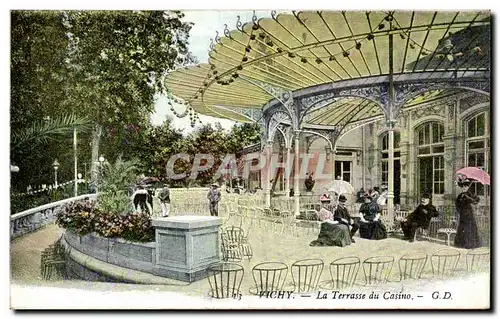 Ansichtskarte AK Vichy La Terrasse du Casino