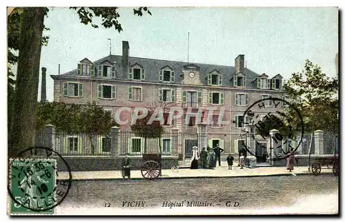 Cartes postales Vichy Hopital Militaire Militaria