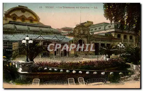 Cartes postales Vichy La Terrasse Du Casino