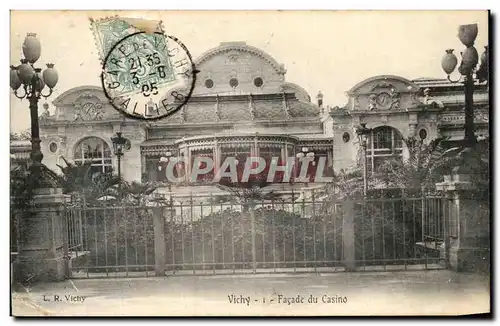 Cartes postales Vichy Facade du Casino