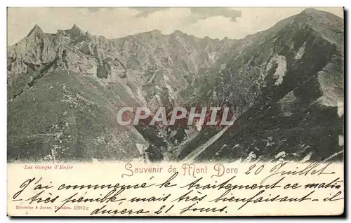 Cartes postales Souvenir de Mont Dore