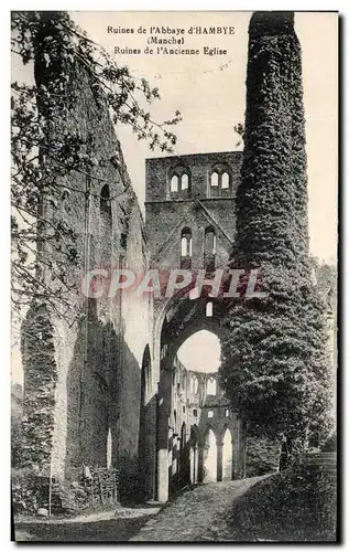 Cartes postales Ruines de l&#39Abbaye d&#39Hambye Ruines de l&#39Ancienne Eglise