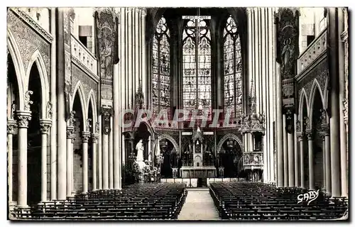 Cartes postales Pontmain Interieur de la Basilique