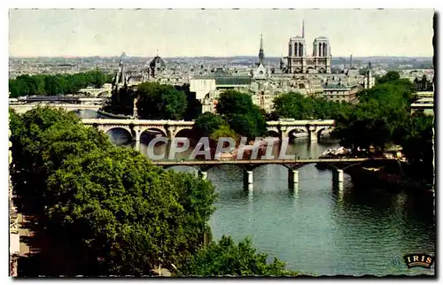 Cartes postales moderne Paris Les Sept Ponts Notre DAme