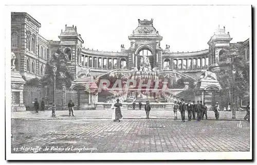 Ansichtskarte AK Marseille de Palais de Longchamps