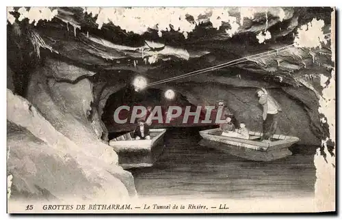 Cartes postales Grottes De Betharram Le Tunnel de la Riviere