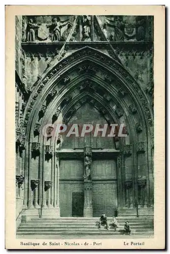 Cartes postales Basilique de Saint Nicolas de Port Le portail