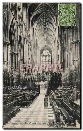 Ansichtskarte AK The Choir Westminster Abbey London