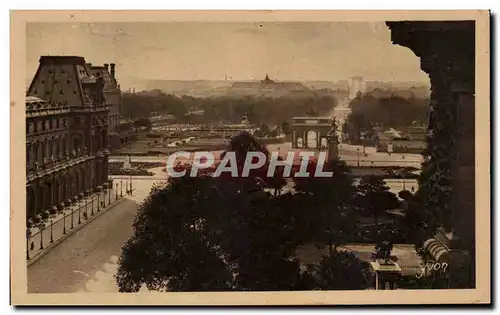 Cartes postales Paris Louvre Arc de Triomphe