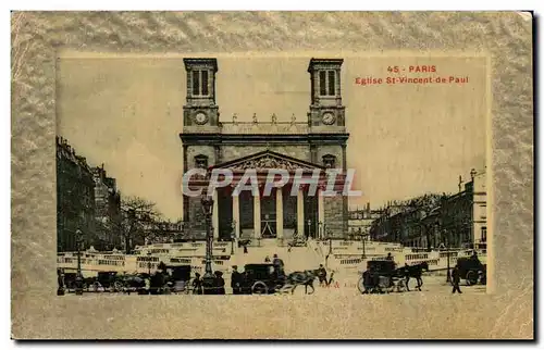 Cartes postales Paris Eglise St Vincent De Paul