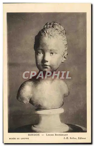 Cartes postales Houdon Louise Brongniart Musee Du Louvre Paris