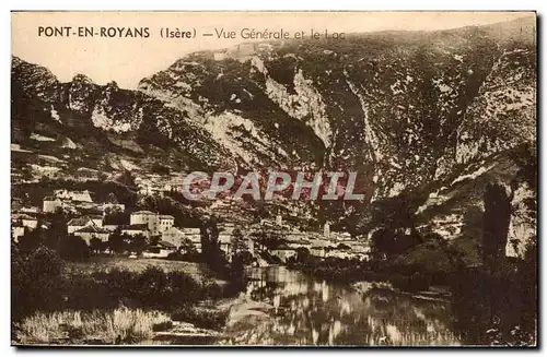 Cartes postales Pont En Royans Vue Generale Et Le Lac