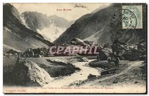 Cartes postales Les Alpes Haute Vallee De la Romanche Roche Meane Et La Plate Des Agneaux