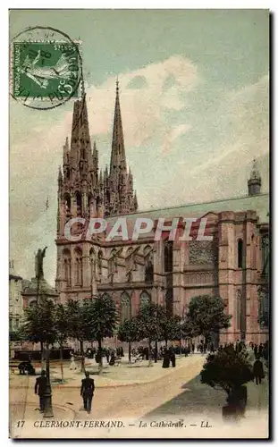 Cartes postales Clermont Ferrand La Cathedrate