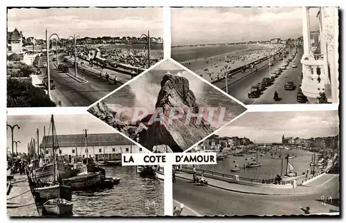 Ansichtskarte AK La Cote D&#39Amour Pornichet La Baule Entre Batz et le Croisic Le Pouliguen