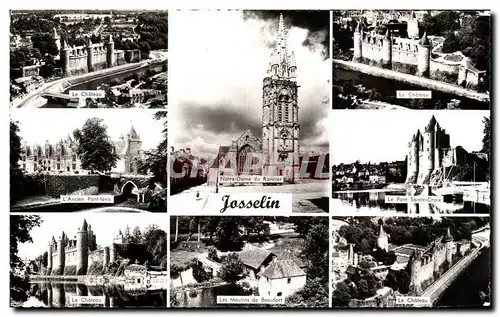 Ansichtskarte AK Notre Dame Du Roncier Josselin Le Pont Sainte Croix