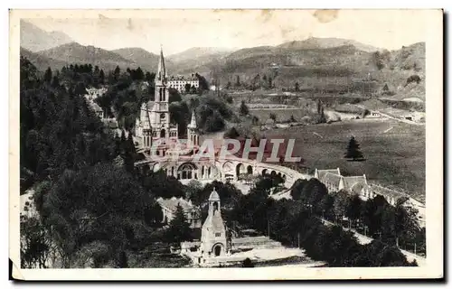 Ansichtskarte AK Lourdes La Bailique et le Monument Interallie vue du Chateau Fort