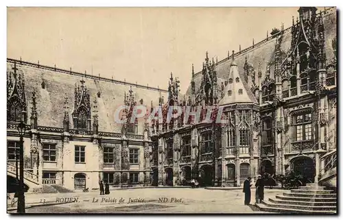 Cartes postales Rouen Le Palais de Justice