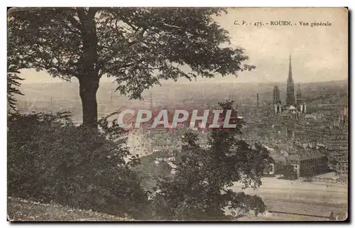 Cartes postales Rouen Vue Generale