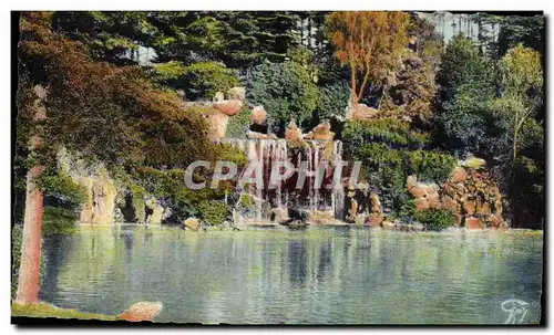 Cartes postales Paris Bois de Boulogne La cascade