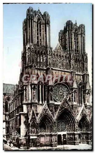 Cartes postales moderne Reims La Cathedrale avant la Grande Guerre