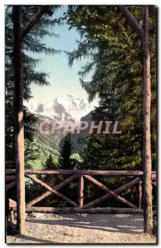 Cartes postales Interlaken Die Jungfrau vom Rugen aus gesehen