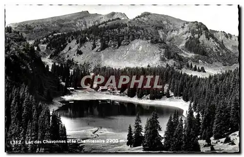 Cartes postales Lac des Chavonnes et le Chamossaire