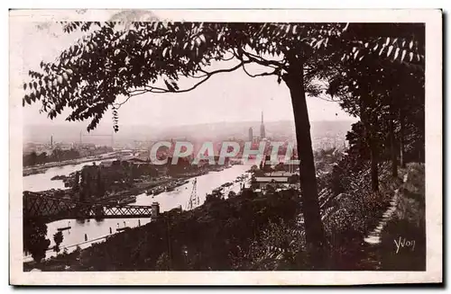 Ansichtskarte AK Rouen Vue Panoramique de la Ville