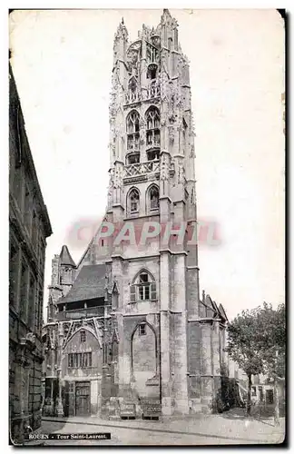 Cartes postales Rouen Tour Saint Laurent