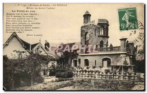 Cartes postales Environs de Rouen La Bouille Maison des freres Lambert