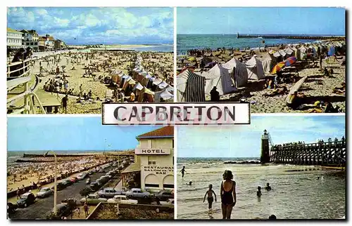 Ansichtskarte AK Capbreton de gauche a droite La Grande Plage La Plage et les Horets