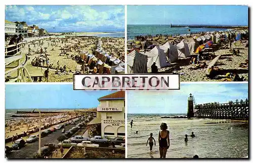 Cartes postales Capbreton de gauche a droite La Grande Plage La Plage et les Horets