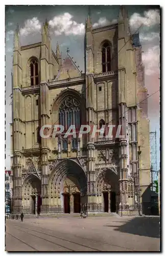 Cartes postales Nantes La Cathedrale Les Sculptures gothiques des Cinq portails