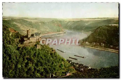 Cartes postales Burg Katz bei St Goarshausen am Rhein