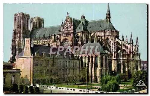 Cartes postales Reims La Cathedrale