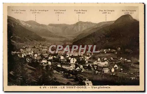 Cartes postales Le Mont Dore Vue Generale