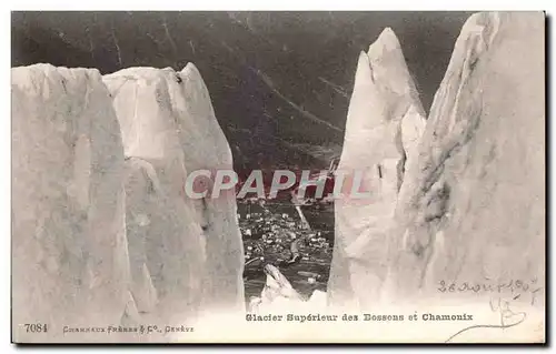 Ansichtskarte AK Glacier Superieur des Bossons St Chamonix