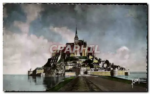 Cartes postales moderne Le Mont Saint Michel L'Arrivee