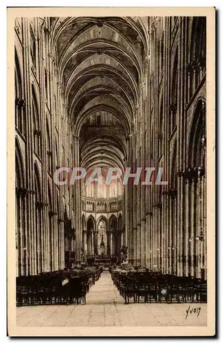 Ansichtskarte AK Rouen Interieur de La Cathedrale