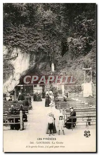 Cartes postales Lourdes La Grotte