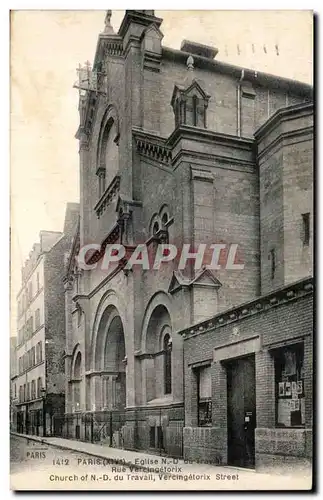 Cartes postales Paris Eglise N D du Travail Rue Vercingetorix