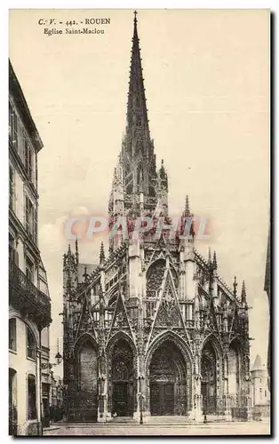 Cartes postales Rouen Eglise Saint Maclou