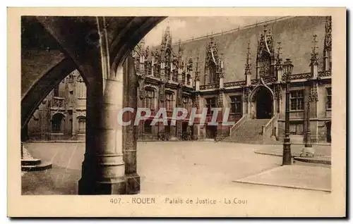 Cartes postales Rouen Palais de Justice La Cour